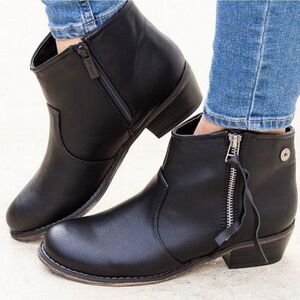 Western Style Ankle Boots